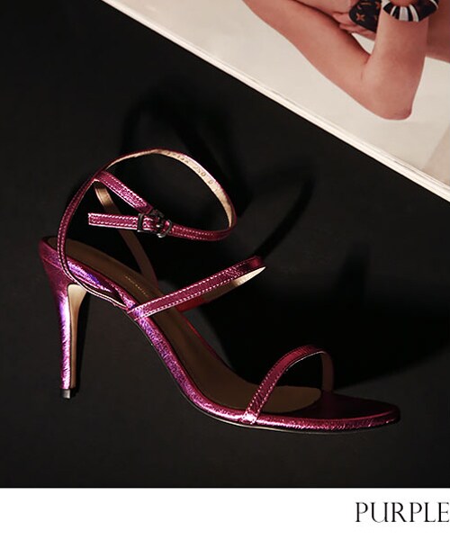 DINT(ディント)の「シャインストラップ*HAND MADE *(その他シューズ・レディース・Gold/Purple・215/220/225/230/235/240/245/250/255/260)」の2枚目の写真