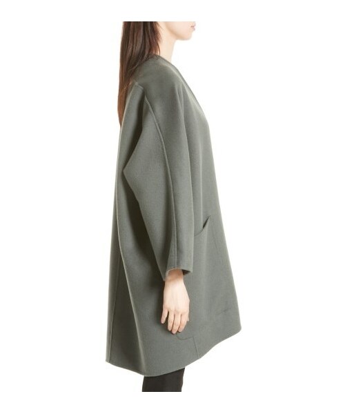 VINCE（ヴィンス）の「Women's Vince Reversible Wool & Cashmere Clutch Coat（ジャケット/アウター・レディース・Black/Blue・Large/Medium/Small/X-Small）」の6枚目の写真