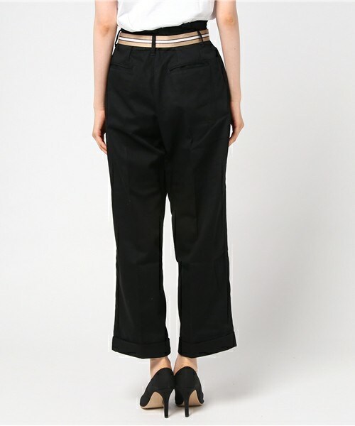 archives（アルシーヴ）の「ツイルタックワイドパンツ（その他パンツ・レディース・ブラック/モカ/ベージュ・MEDIUM）」の6枚目の写真