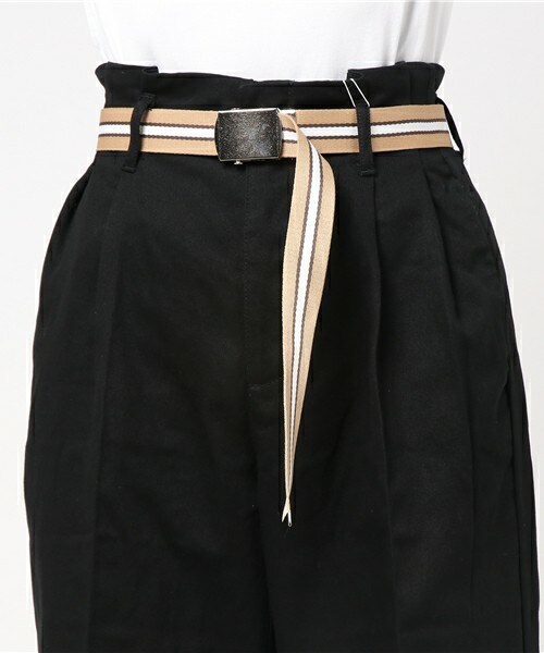 archives（アルシーヴ）の「ツイルタックワイドパンツ（その他パンツ・レディース・ブラック/モカ/ベージュ・MEDIUM）」の7枚目の写真