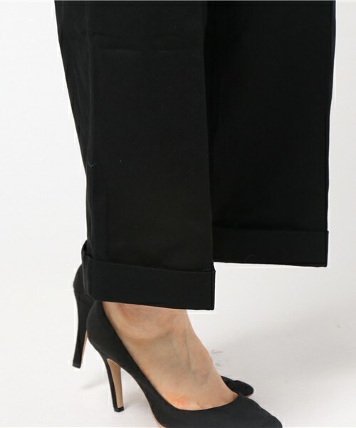 archives（アルシーヴ）の「ツイルタックワイドパンツ（その他パンツ・レディース・ブラック/モカ/ベージュ・MEDIUM）」の10枚目の写真