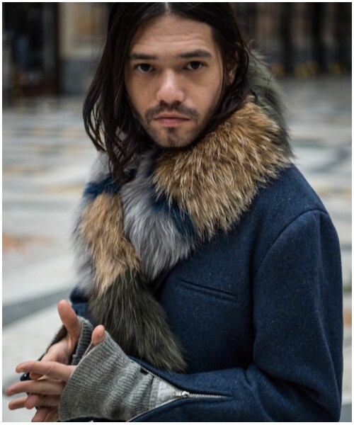 美品　glamb Connor fur stole　カラフルファー ストール glamb（グラム）の「Connor fur stole（）」 - WEAR