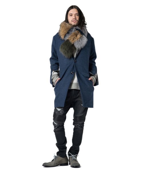 美品　glamb Connor fur stole　カラフルファー ストール glamb（グラム）の「Connor fur stole（）」 - WEAR
