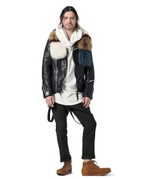 美品　glamb Connor fur stole　カラフルファー ストール 美品 glamb Connor fur stole カラフルファー ストール