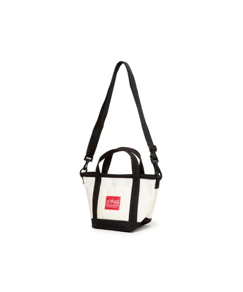 Manhattan Portage(マンハッタンポーテージ)の「Mini Zipper Tote(バッグ・メンズ・Ivory/Black/D.Navy・XS)」の1枚目の写真