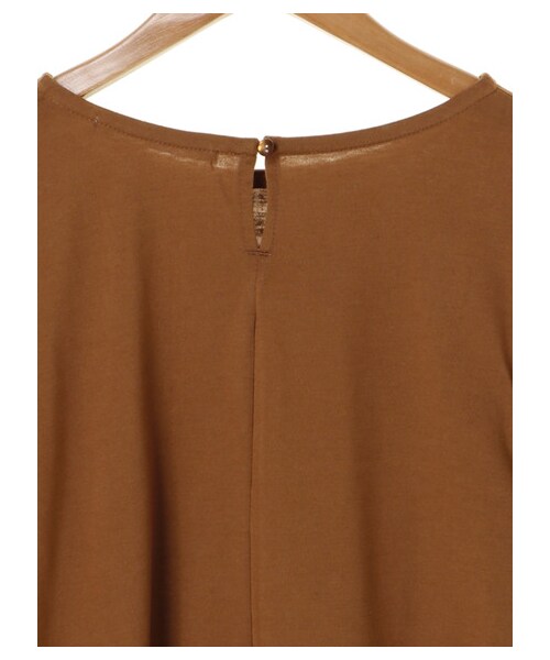 Green Parks(グリーンパークス)の「RAY CASSIN FAVORI ・RAY キャンディースリーブ刺繍7分袖プルオーバー(トップス・オフホワイト/ブラック/ボルドー/キャメル・F)」の8枚目の写真