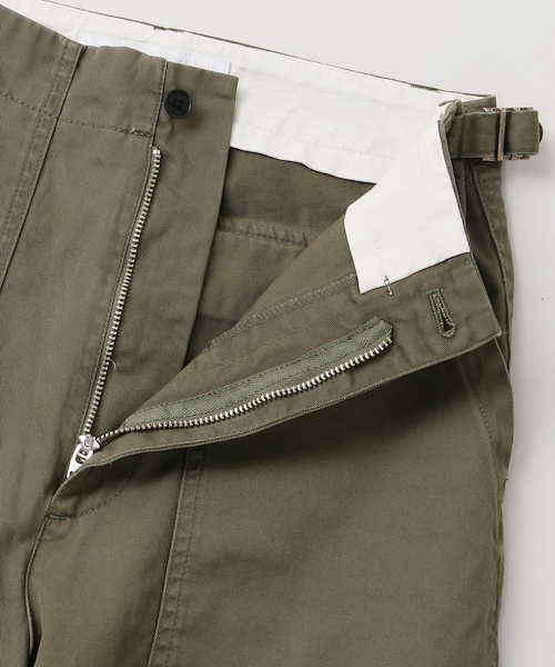 Spick & Span スピック&スパン ミリタリーベーカーパンツ Spick and Span ルーズベイカーパンツ カーキ