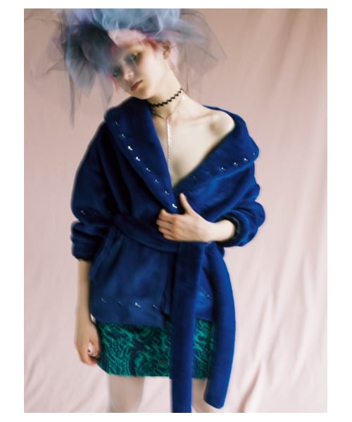 FURFUR（ファーファー）の「エコファースタッズコート（ファーアウター 