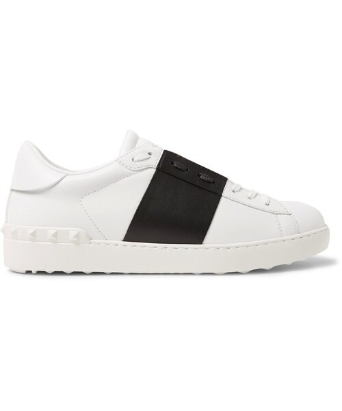 valentino striped sneakers
