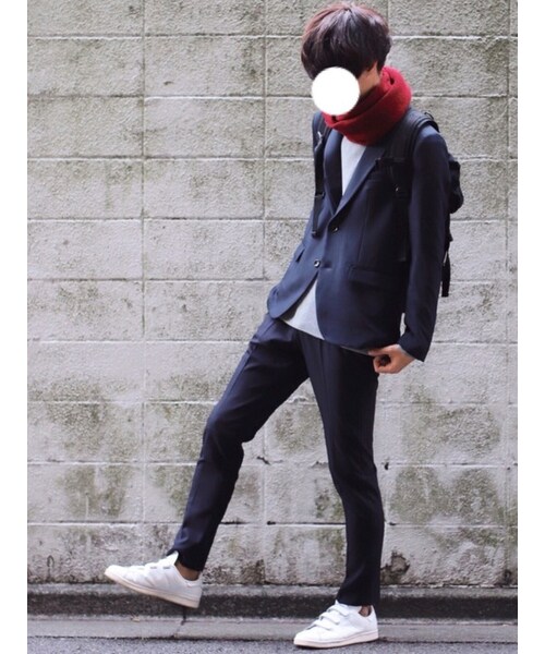 LIDNM（リドム）の「2WAYストレッチPEジャケット（テーラードジャケット・メンズ・ネイビー・S, M, L）」の11枚目の写真