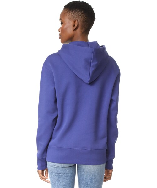 トップス acne studios ferris face logo hoodie S ACNE STUDIOS Men's FERRIS FACE PAW17 Pullover Hoodie Black Cotton