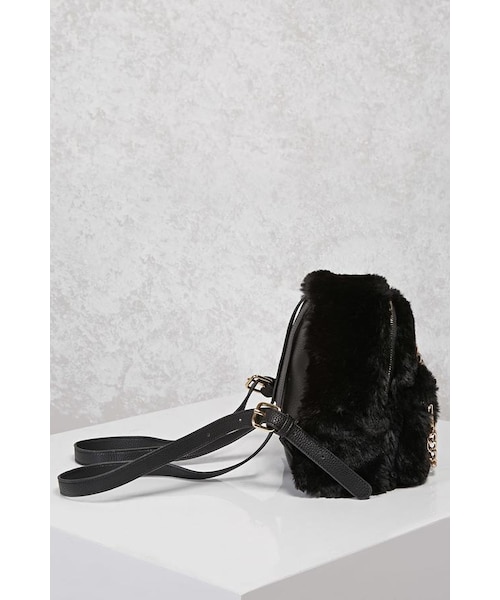 fur backpack forever 21