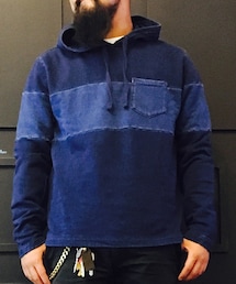 GAP | インディゴフーディー(パーカー)