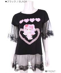 Bobon21 | RimoイラストSWAGトップス-全２色-(Tシャツ/カットソー)