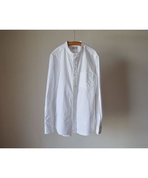 MANUAL ALPHABET（マニュアル アルファベット）の「【いよいよラスト1点です！】MANUAL ALPHABET マニュアルアルファベット プレミアムオックスバンドカラーシャツ ホワイト（シャツ/ブラウス・メンズ・その他）」の11枚目の写真
