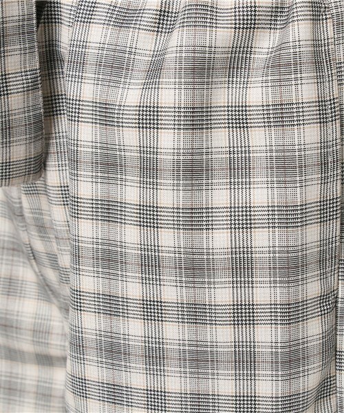 archives（アルシーヴ）の「グレンチェックウエストリラックスパンツ（その他パンツ・レディース・オフホワイト/チャコールグレー・MEDIUM）」の10枚目の写真