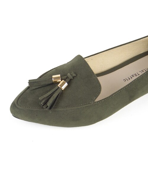 WA ORiental TRaffic（ダブルエーオリエンタルトラフィック）の「タッセルローファー（シューズ・レディース・ブラック/カーキ/レッド・33/34/35/36/37/38/39/40/41/42/43）」の7枚目の写真