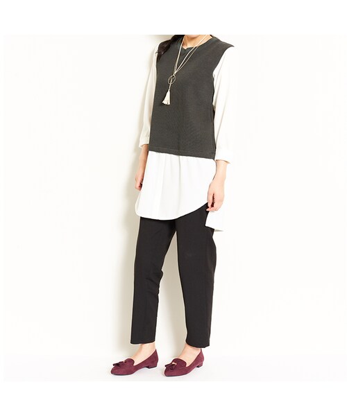 WA ORiental TRaffic（ダブルエーオリエンタルトラフィック）の「タッセルローファー（シューズ・レディース・ブラック/カーキ/レッド・33/34/35/36/37/38/39/40/41/42/43）」の16枚目の写真