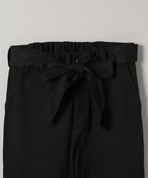 JEANASIS（ジーナシス）の「リボンツキベーカーパンツ（パンツ・ブラック()/ベージュ()/カーキ()）」の8枚目の写真