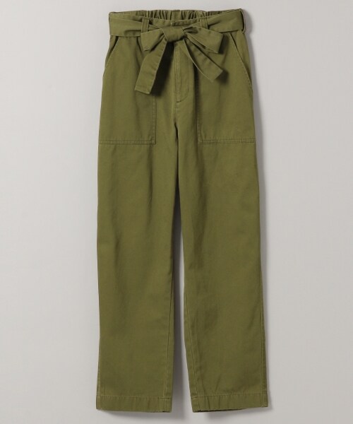 JEANASIS（ジーナシス）の「リボンツキベーカーパンツ（パンツ・ブラック()/ベージュ()/カーキ()）」の3枚目の写真