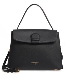 BURBERRY | Burberry Medium Camberley Leather & House Check Top Handle Satchel - Black(ショルダーバッグ)