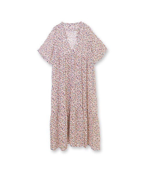 flower(フラワー)の「happy mood maxi onepiece~ハッピームードマキシワンピース(ワンピース・レディース・FREE)」の1枚目の写真