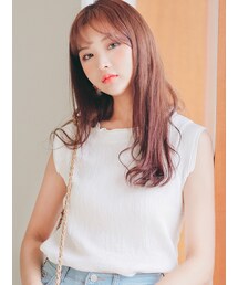 KORMARCH | ベーシックウェーブヘムスリーブレス(キャミソール)