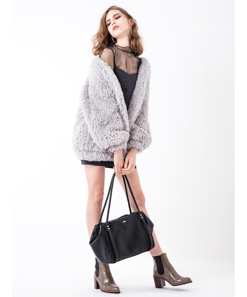 GYDA（ジェイダ）の「プードルフェイクファーショートコート（）」 - WEAR