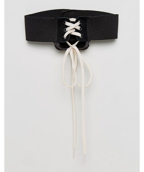 PUMA(プーマ)の「Puma X Fenty Lace Up Choker(ネックレス・レディース・White・One Size)」の2枚目の写真