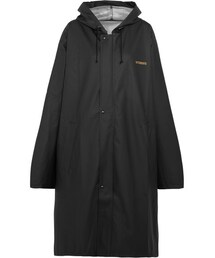 VETEMENTS | Vetements - Pvc-coated Printed Shell Hooded Raincoat - Black(その他アウター)
