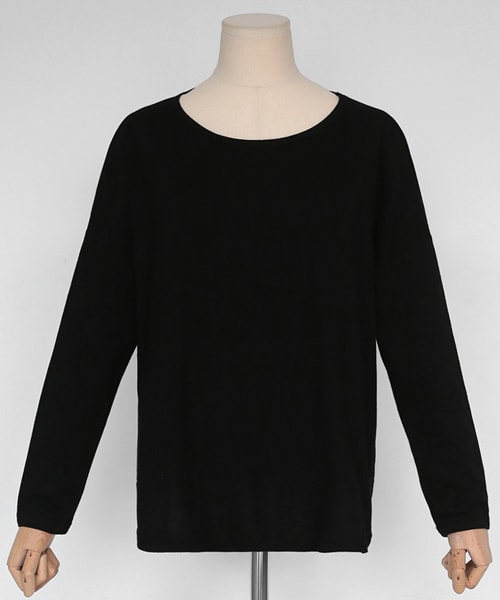 DHOLIC（ディーホリック）の「サイドスリットオーバーサイズTシャツ（Tシャツ/カットソー・レディース・FREE）」の2枚目の写真