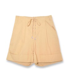 flower | lace up half pants ～ﾚｰｽｱｯﾌﾟﾊｰﾌﾊﾟﾝ(その他パンツ)