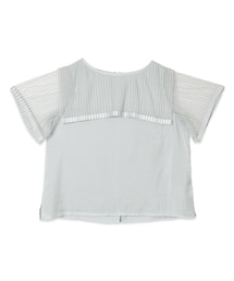 flower | though pleats half top ～ｽﾙｰﾌﾟﾘｰﾂﾊｰﾌﾄｯﾌﾟ(Tシャツ/カットソー)