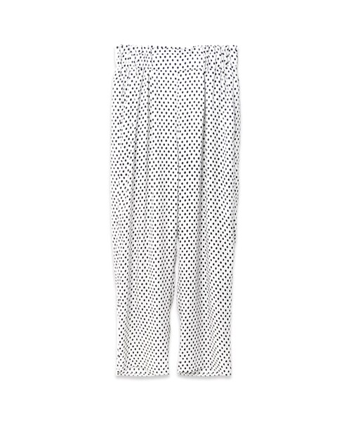 flower(フラワー)の「smart dot pants~スマートドットパンツ(その他パンツ・レディース・white/black・FREE)」の1枚目の写真