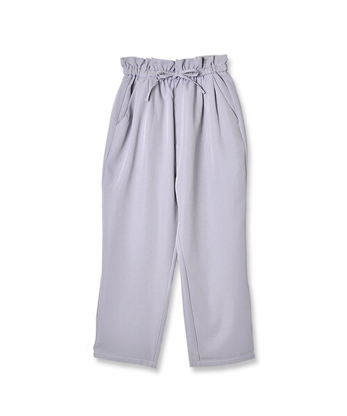 flower(フラワー)の「basic tapered pants5~ベーシックテーパードパンツ5(その他パンツ・レディース・pink/gray・FREE)」の2枚目の写真