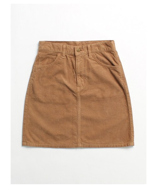 E hyphen world gallery(イーハイフンワールドギャラリー)の「CORDUROY SKIRT(スカート・チャコールグレー/ベージュ/オレンジ/ネイビー・S/M)」の8枚目の写真
