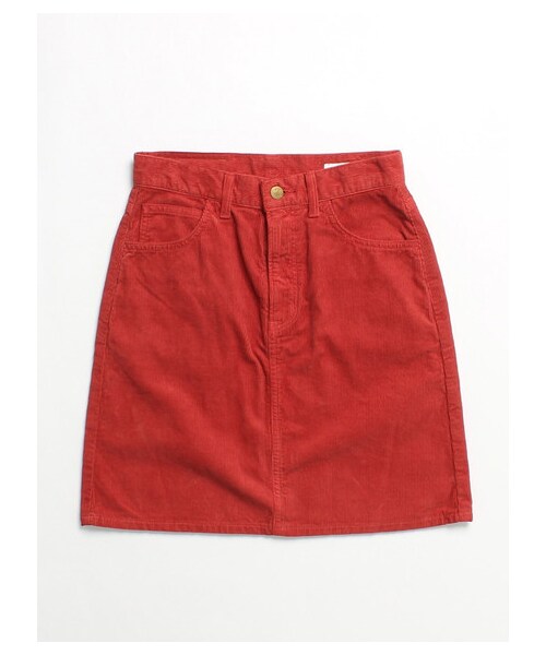 E hyphen world gallery(イーハイフンワールドギャラリー)の「CORDUROY SKIRT(スカート・チャコールグレー/ベージュ/オレンジ/ネイビー・S/M)」の1枚目の写真