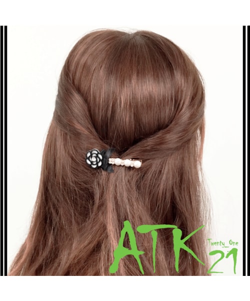 ★CHANELリボンパール ヘアクリップ CHANEL - CHANEL シャネル バレッタ ヘアクリップ 髪留め リボン