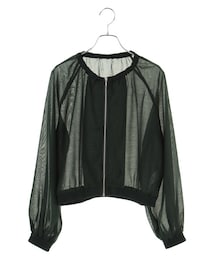 earth music&ecology | ノーカラーブルゾン(ジャケット/アウター)