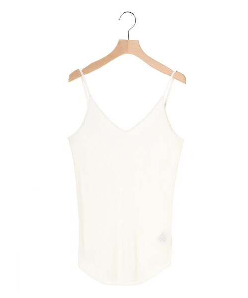 GARAGE OF GOOD CLOTHING(ガレージオブグッドクロージング)の「KAU テレコキャミソール(トップス・オフホワイト/ブラック/グレーベージュ・F)」の7枚目の写真