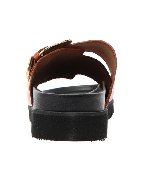 GARAGE OF GOOD CLOTHING（ガレージオブグッドクロージング）の「【Select item】MOHI ダブルバックルサンダル（シューズ・ブラック/キャメル・35/36/37/38）」の2枚目の写真