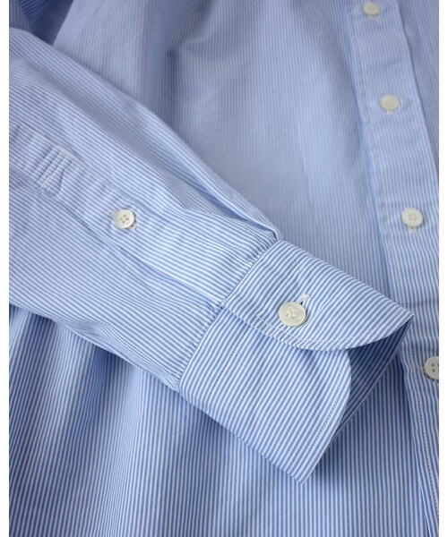 45R 45rpm フォーティファイブアール ストライプパフスリーブシャツ 中古・古着通販】45R (フォーティファイブ・アール) ストライプ