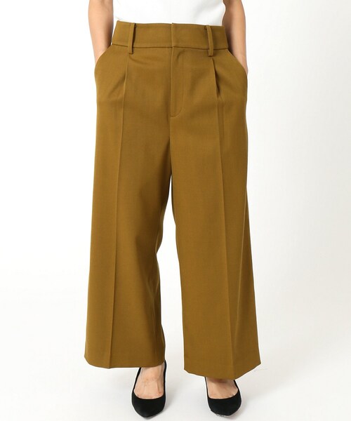 IENA（イエナ）の「《予約》R/W ワイドクロップドパンツ◇（）」 - WEAR 