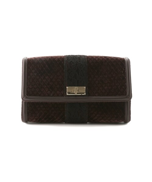 SNIDEL（スナイデル）の「ミドルショルダーバッグ（ショルダーバッグ・レディース・BRW/BLK・F）」の10枚目の写真