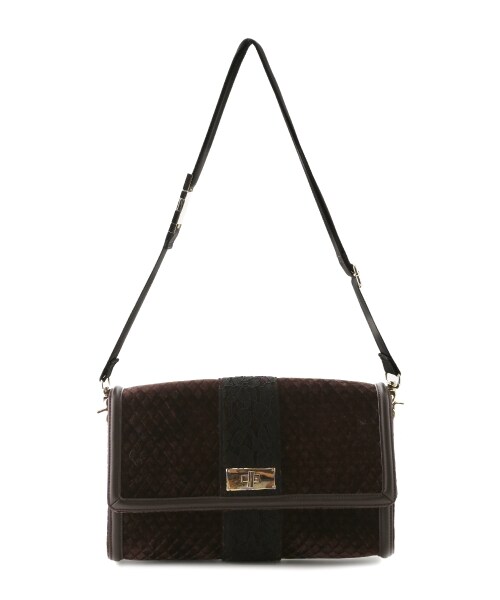 SNIDEL（スナイデル）の「ミドルショルダーバッグ（ショルダーバッグ・レディース・BRW/BLK・F）」の9枚目の写真