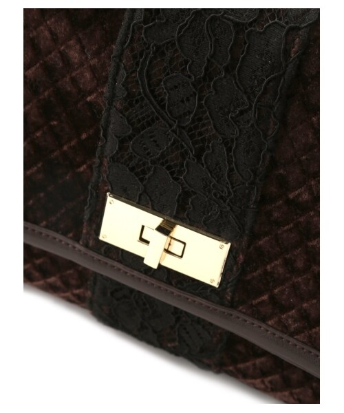 SNIDEL（スナイデル）の「ミドルショルダーバッグ（ショルダーバッグ・レディース・BRW/BLK・F）」の5枚目の写真