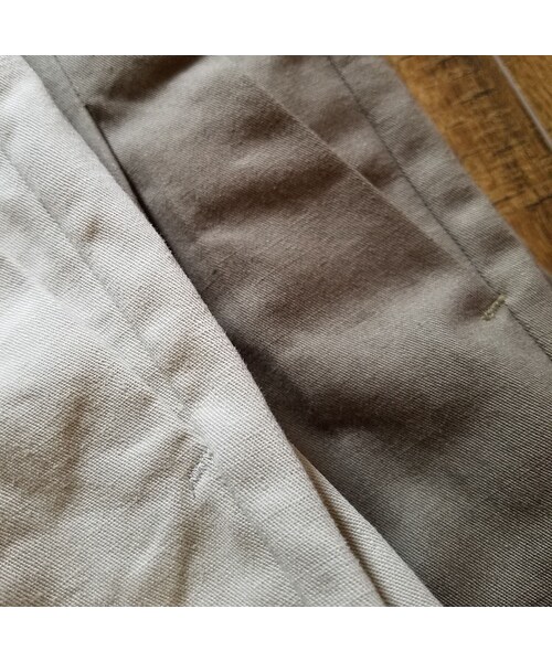 Handmade（ハンドメイド）の「麻混ストレートパンツ（その他パンツ・レディース・その他）」の5枚目の写真