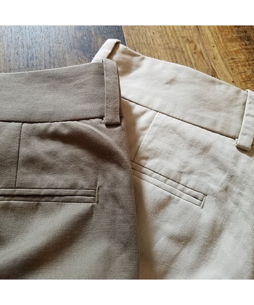 Handmade（ハンドメイド）の「麻混ストレートパンツ（その他パンツ・レディース・その他）」の6枚目の写真
