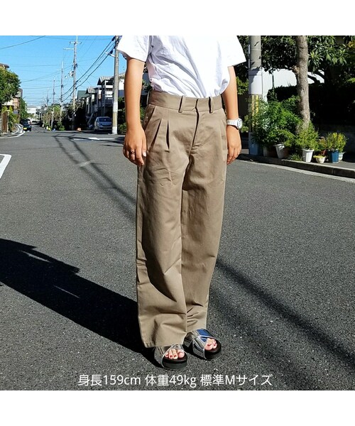 Handmade（ハンドメイド）の「麻混ストレートパンツ（その他パンツ・レディース・その他）」の10枚目の写真
