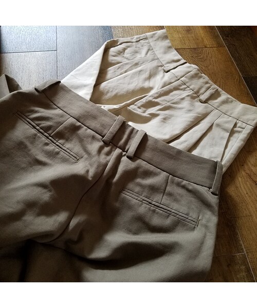 Handmade（ハンドメイド）の「麻混ストレートパンツ（その他パンツ・レディース・その他）」の7枚目の写真